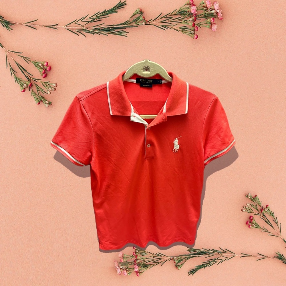 Ralph Lauren Kids Bright Red Polo Shirt